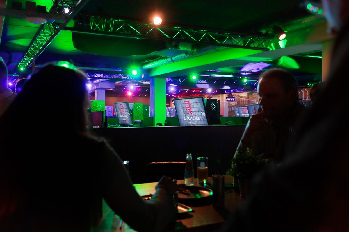 Racesquare - beeldscherm